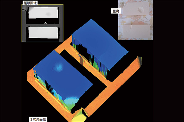 3Dカメラによる食品外観検査システム